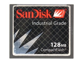 SDCFB-128-101-81 128MB 50p CF CompactFlash Card Industrial Grade w/ SN, SanDisk - $72.75