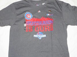 MLB Chicago Cubs Post Season T-Shirt Large/L NWT!    - $274.31 MXN