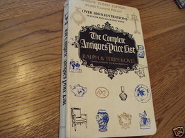 The Complete Antiques Price List Kovel 3rd edition 1971 book vintage RARE collec - £7.78 GBP