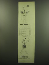 1949 De Pinna Bathing Suit, Robe, Shirt and Shorts Ad - Water sprites - £14.61 GBP