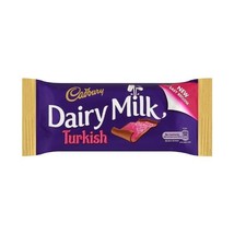 Cadbury Dairy Milk Turkish Delight Chocolate 50 g (Pack of 24)  - $82.00