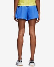 adidas Womens Fashion League Ribbed Shorts Color Hi-Res Blue Size Small - $49.23