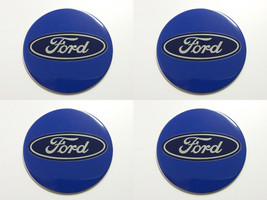 Ford 15 - Set of 4 Metal Stickers for Wheel Center Caps Logo Badges Rims  - $24.90+
