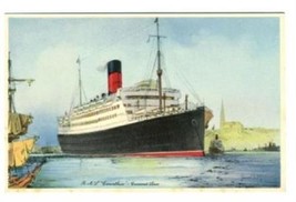 Cunard Line R M S Carinthia Postcard MINT - £4.74 GBP