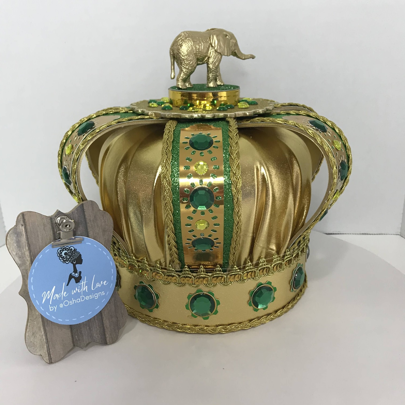 Corona Orula Orunmila Ifa Crown Corona de Santo Santeria Ifa Afrocubano ... - $275.00