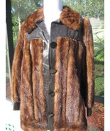 BEN PRICE GENUINE Women Brown Mink Fur Coat Jacket SIZES Small-Medium EX... - $5,501.54 MXN