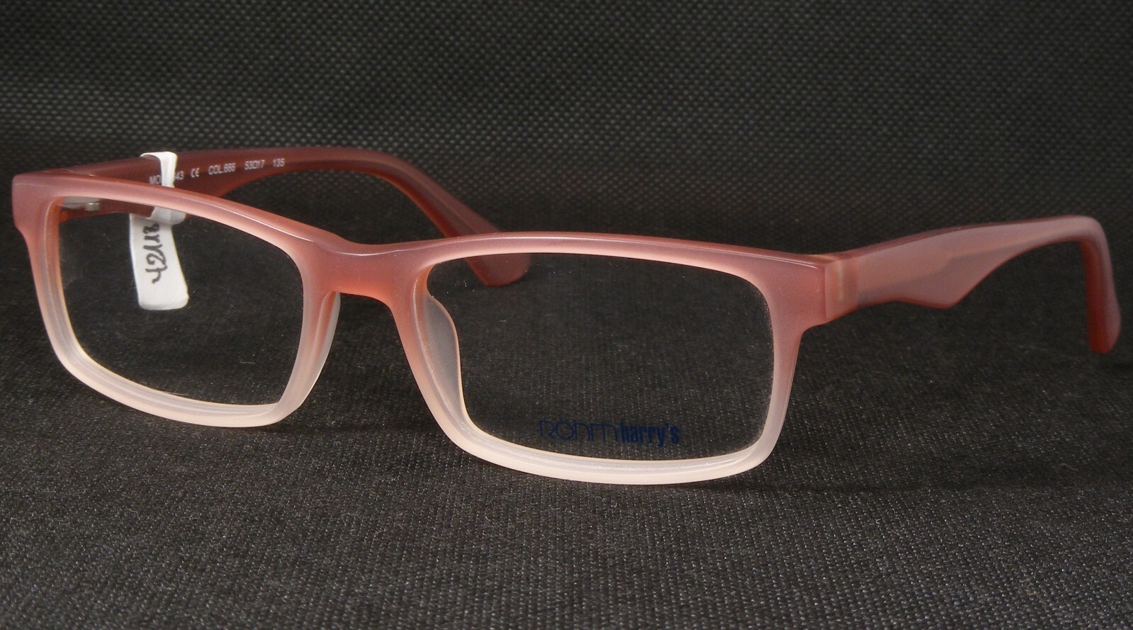 Röhm Harry&#39;s 1643 666 Opaco Redwood Gradiente Raro Occhiali Rohm 53-17-1... - $59.53