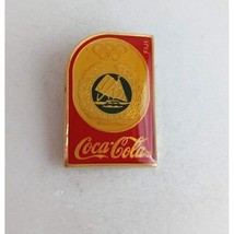 Vintage Coca-Cola Fiji Olympics Lapel Hat Pin - $12.38