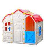 Cottage Kids Playhouse with Openable Windows and Working Door - Color: M... - $4,261.47 MXN