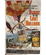 Vintage 1961 USA Woolner Cinema Film Poster Flight of the Lost Balloon, ... - $78.20