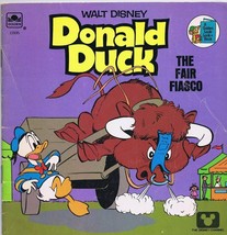 ORIGINAL Vintage Donald Duck Fair Fiasco Golden Book - £15.56 GBP
