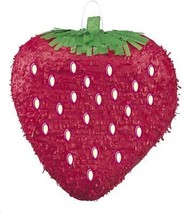 Strawberry Shaped Pinata Perfect with Strawberry Shortcake Party Theme NEW - £21.46 GBP