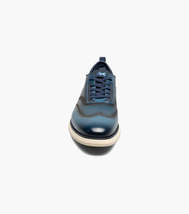 Stacy Adams Edgewood Wingtip Elastic Lace Up Sneakers Blue 25690-400 image 8