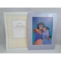 Vintage 1993 Walt Disney Store Aladdin Exclusive Commemorative Lithograph - £9.84 GBP