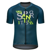 Santic Men&#39;s Cycling Jerseys Summer Short Sleeve MTB Bike Shirt Full Zipper  Mou - £182.67 GBP