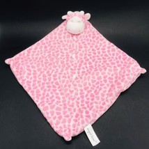 Angel Dear Lovey Giraffe Pink Security Blanket Stitched Corners - £7.97 GBP