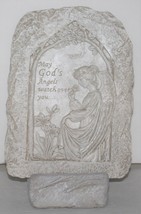 Burial Cemetary Plaque with Stand &quot;May God&#39;s Angels watch over you...&quot; - £5.89 GBP