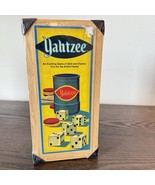 YAHTZEE Nostalgia Games Series 2004 Dice Game Wooden Box Parker Bros Sealed - $44.10