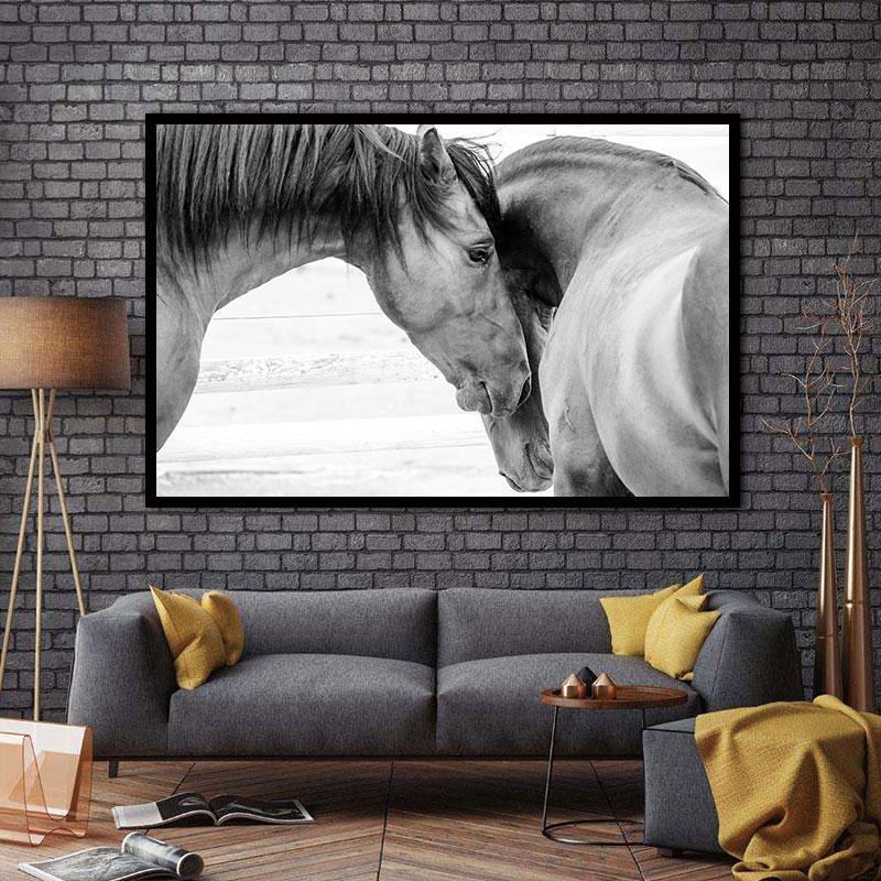 HQ Canvas Print Art Prints on Animal Horses Decorative Home Decor Modular Item image 2