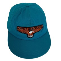 Myrtle Beach Bike Week 2000 Cap Hat Teal Blue Womens - £15.46 GBP