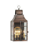 Irvins Country Tinware Stenton Outdoor Wall Light in Solid Antique Copper - £388.83 GBP