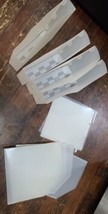 4 - Used Scrapbook Paper Storage Organizer Pack Plastic Pape - £14.93 GBP