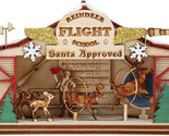 OLD WORLD CHRISTMAS GINGER COTTAGES REINDEER FLIGHT SCHOOL XMAS ORNAMENT... - $25.88