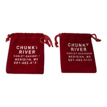 Set Of 2 Motorcycle Guardian Bell Literature &amp; Velvet Bags NO BELLS INCL... - $9.94