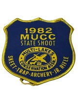 Vtg 1982 MUCC State Shoot Multi-Lakes Conservation Assn Patch Skeet Trap... - $437.67 MXN