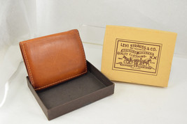 Vintage Levi’s Bifold leather wallet 152-3 with box - £41.81 GBP