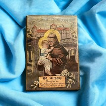 VTG St. Anthony- A Monument of Gratitude Print - Stand Removed 3.25&quot; x 4... - $7.70