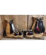 Vintage 70s SYROCO Gold Owl Wall Plaques MON CRY 7414 7415 Set of 2 Made... - $132.41 CAD