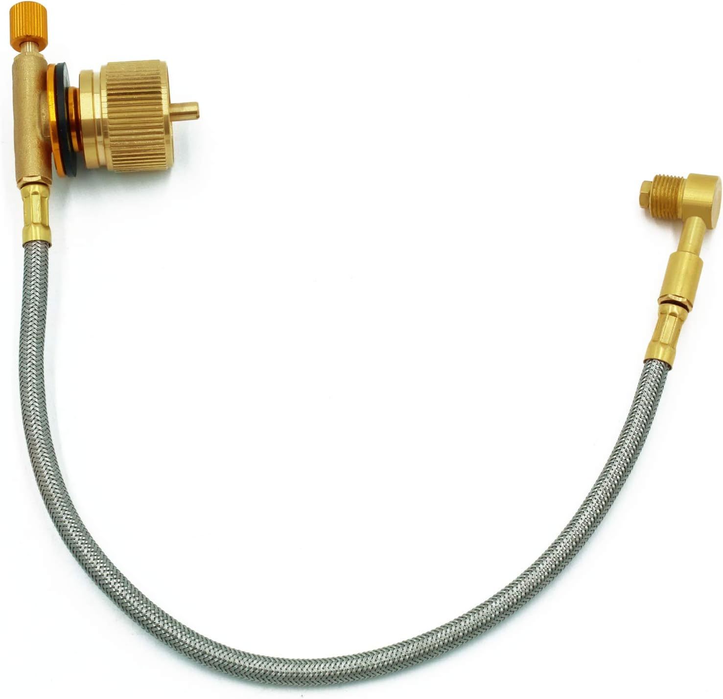 Mcampas Small Propane Grill Adjustable Regulator Valve Adapter, Barbecue... - $31.99