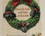 1994 M&amp;Ms Christmas Vintage Print Ad Advertisement pa18 - $6.92
