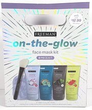 Freeman On the Glow 6-Piece Face Mask Set(4 Masks, Applicator, Makeup Towel) - £13.39 GBP
