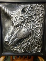 R Marino 3D Unicorn 1994 Metaphysique Sculpture Wall Art - $89.09