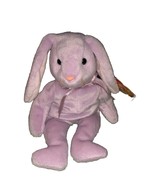 1996 RETIRED TY BEANIE BABY~FLOPPITY THE PURPLE EASTER BUNNY RABBIT 8&quot;~NEW - €5,80 EUR
