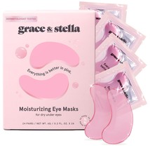 grace and stella Award Winning Under Eye Mask (Pink, 24 Dark - £28.32 GBP