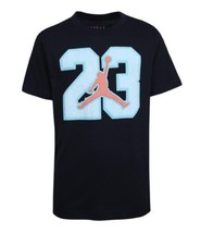 NWT Jordan Boys&#39; 23 Game Time Short Sleeve T-Shirt Black Size 5 - $14.84