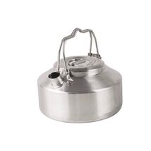 1L Stainless Steel Camping Kettle | Portable Coffee Pot with Locking Handle - $28.99