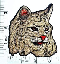 Wildcat Jungle Iron-on and Sew-on Patch - Fierce Feline Animal Applique ... - $19.79