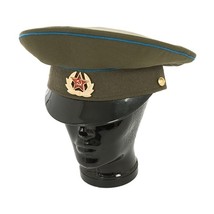 Soviet Air Force Red Army Officer&#39;s visor hat cap military communist USS... - $25.00+
