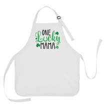 One Lucky Mama Apron, St Patricks Day Apron, St Patricks Day Apron for M... - $17.99