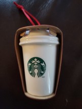Starbucks 2014 Coffee To Go Cup Ornament - White - £19.32 GBP