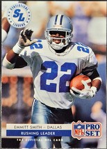 1992 Pro Set Statistical Leaders Emmitt Smith #7 Dallas Cowboys *Buy 2 Get 1 - £0.77 GBP