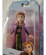 2 New Mattel Disney Princess Frozen Figures Elsa &amp; Anna 3.5&quot; Small Doll ... - $18.77