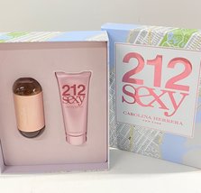 212 SEXY by CAROLINA HERRERA WOMEN 2 Pcs SET - NEW WITH COLORFUL BOX - £48.72 GBP