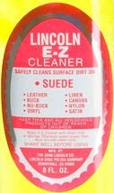 LINCOLN E-Z CLEANER eAsY Clean Leather Suede Buck Nubuc Fabric Shoe Boot... - $30.46