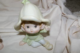 Homco Pastel Green Pixie Elf Shelf Sitter Figurine 5215 Home Interiors &amp; Gifts - £5.59 GBP