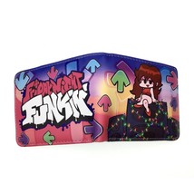 Hot Game Friday Night Funkin FNF Wallet Short Purse for Student Whit Coin Pocket - £12.71 GBP